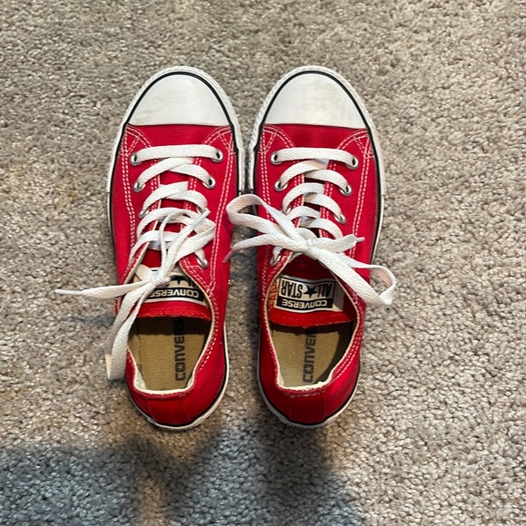 Converse Other - Converse Chuck Taylor AllStar Classic Low Top- Red